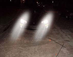 Halos from driving at night with keratoconus